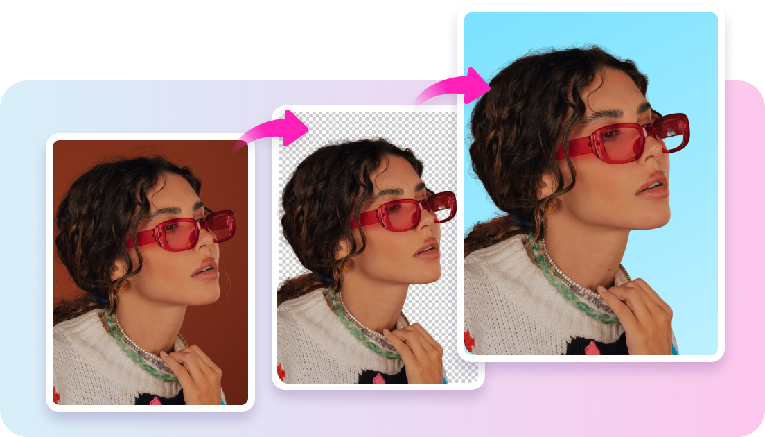 إزالة وتبديل الخلفيات تلقائيًا لجاذبية بصرية